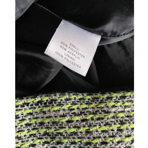 Halogen Neon and Black Tweed Woven Mini Skirt size 4 - Picture 10 of 11